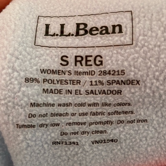 NWOT L.L. Bean Gray Athletic Zip Up Hoodie - Picture 4 of 5